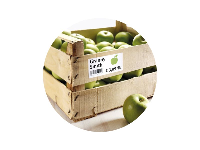 2x Strong Adhesive Labels, Extra Sticky