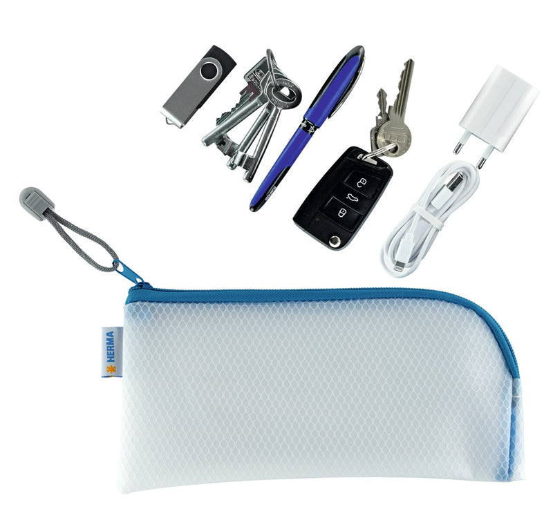 Universal Bag Case 23x11cm blue