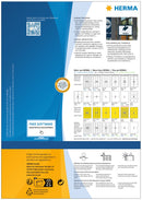 Weatherproof film labels A4 99 x 42 mm white extra strong adhesion film matt weatherproof [480 labels]