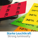 Yellow labels, 70 x 37mm, Paper, Removable adhesive, A4 [480 labels]