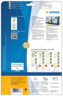Blue labels, 46 x 21mm, Paper, Removable adhesive, A4 [960 labels]