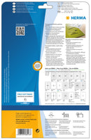 Clear labels, 96 x 51mm, Crystal clear polyester, Permanent adhesive, A4 [250 labels]