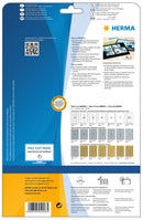 Gloss labels, 96 x 140mm, White, Paper for Toner printers, Permanent adhesive, A4 [100 labels]