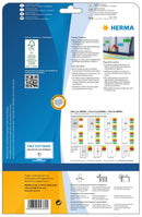 Green labels, 46 x 21mm, Paper, Removable adhesive, A4 [960 labels]
