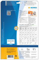 Inkjet Photo Labels, 66 x 34mm, Quick-drying coated paper, Permanent adhesive, A4 [600 labels]