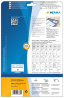 Inkjet Photo Labels, 84 x 51mm, Quick-drying coated paper, Permanent adhesive, A4 [250 labels]