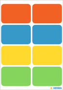Stickers, Mixed-Colours, 26 x 40mm, Paper, Permanent adhesive, Rectangles [40 labels]