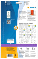 File labels, Red, 61 x 297mm, for wide files (long), A4 [60 labels]