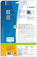 Address labels, 25 x 10mm, PREMIUM, Recyclable paper, Permanent adhesive, A4 [4725 labels]