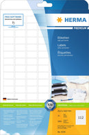 Address labels, 36 x 17mm, PREMIUM, Recyclable paper, Permanent adhesive, A4 [2800 labels]