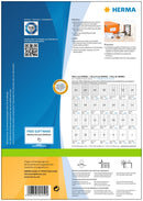 Address labels, 70 x 17mm, PREMIUM, Recyclable paper, Permanent adhesive, A4 [5100 labels]