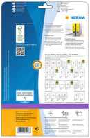 File labels, Yellow, 192 x 61mm, for wide files (short), A4 [80 labels]