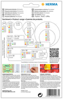 Seal labels, 32mm diameter, Clear Matt Polyester, Extra-strong adhesive [240 labels]