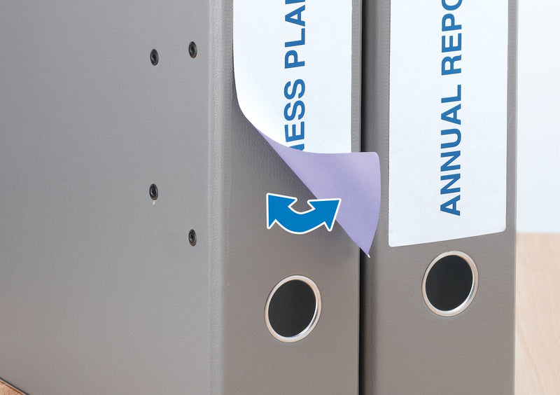 Easy removable labels for files organizer for home and office use