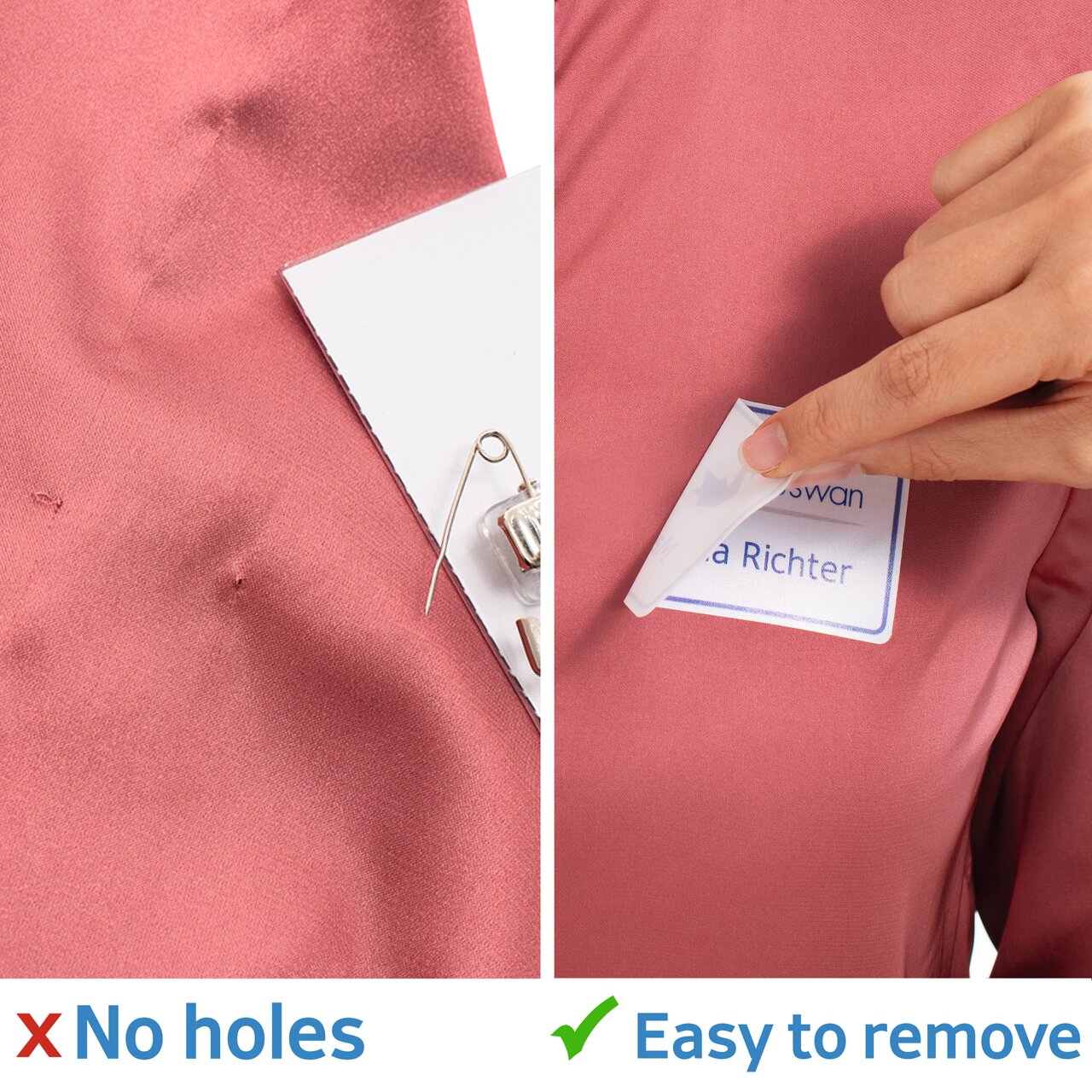 Name badge labels NZ White 80 x 50mm HERMA 4514